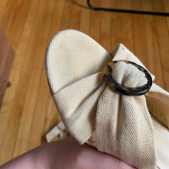 Strappy Tan Tortoiseshell Heeled Sandals 9 ASOS - Picture 5 of 6